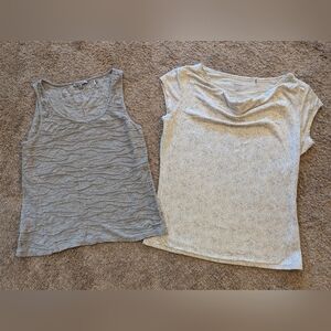 Toad & Co Lot of Tops, Cowl S/S Susurro Tee with a Samba Wave Tank Size Medium
